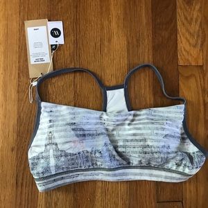 Wantable Lukka Lux Printed y-back bra size L